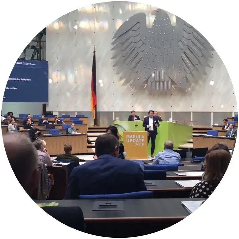 Vortrag beim Makula Update 2016 im Alten Bundestag in Bonn